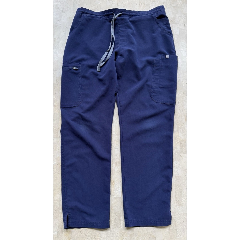 Figs Women's Navy Drawstring Scrub Pants